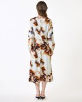SIXDO G-Brown Woven Loose Dress
